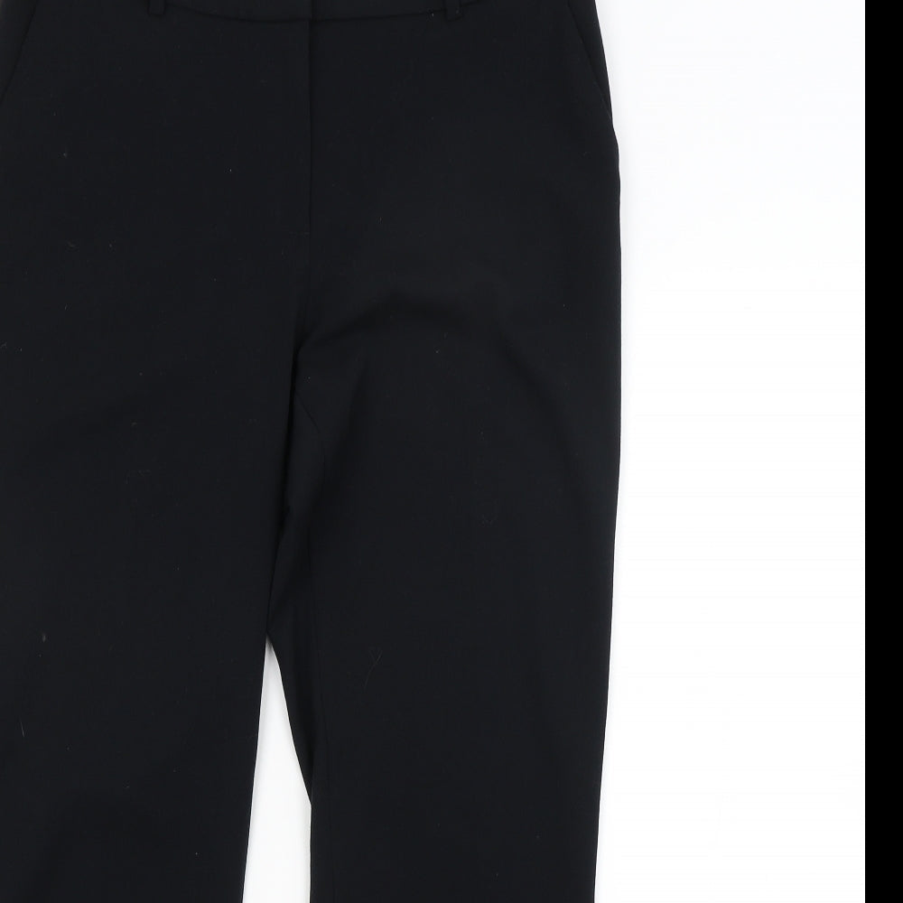 M&S Womens Black   Trousers  Size 12 L27 in