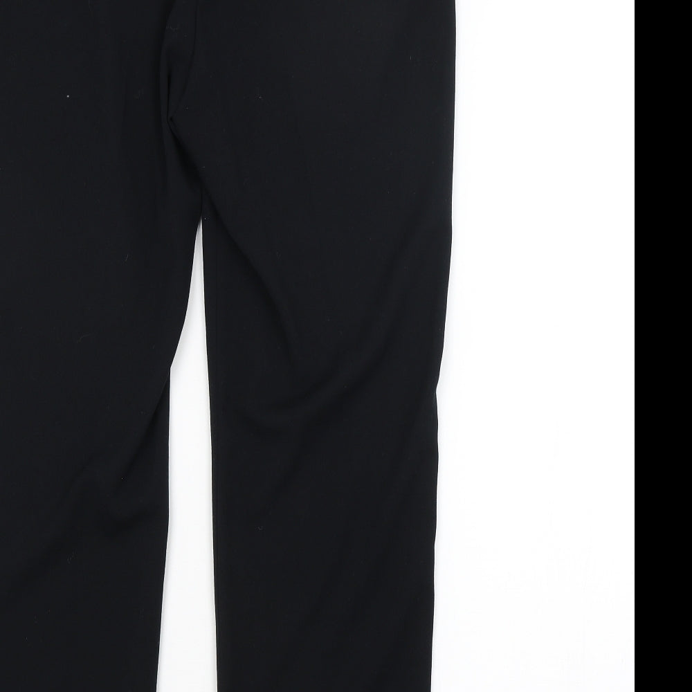 M&S Womens Black   Trousers  Size 12 L27 in