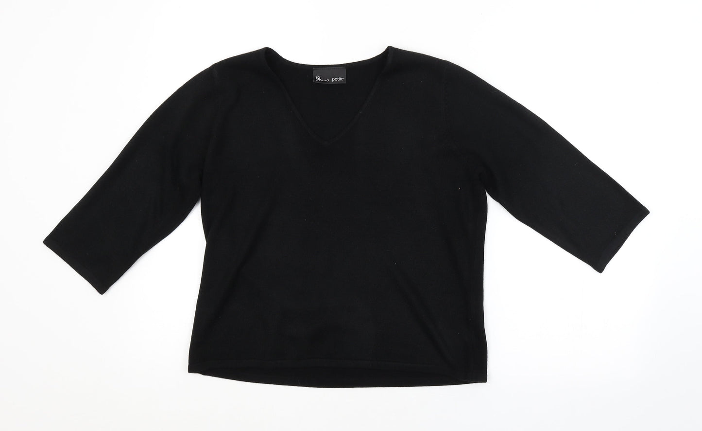 BHS Womens Black   Pullover Jumper Size 14