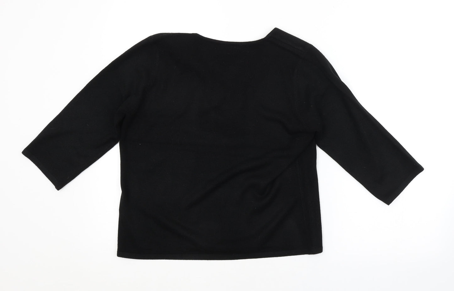 BHS Womens Black   Pullover Jumper Size 14