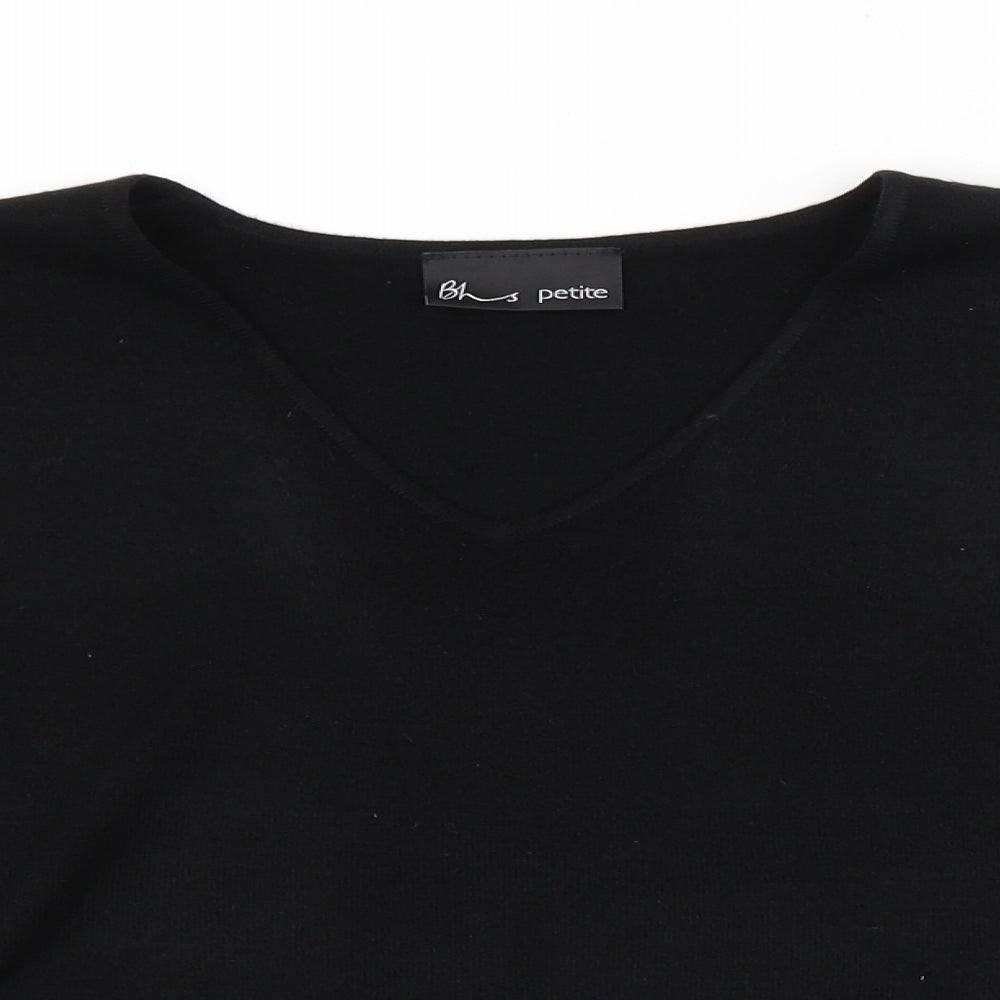 BHS Womens Black   Pullover Jumper Size 14