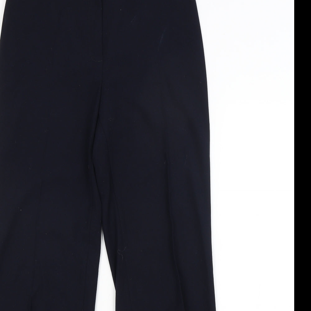 M&S Womens Blue   Trousers  Size 10 L29 in