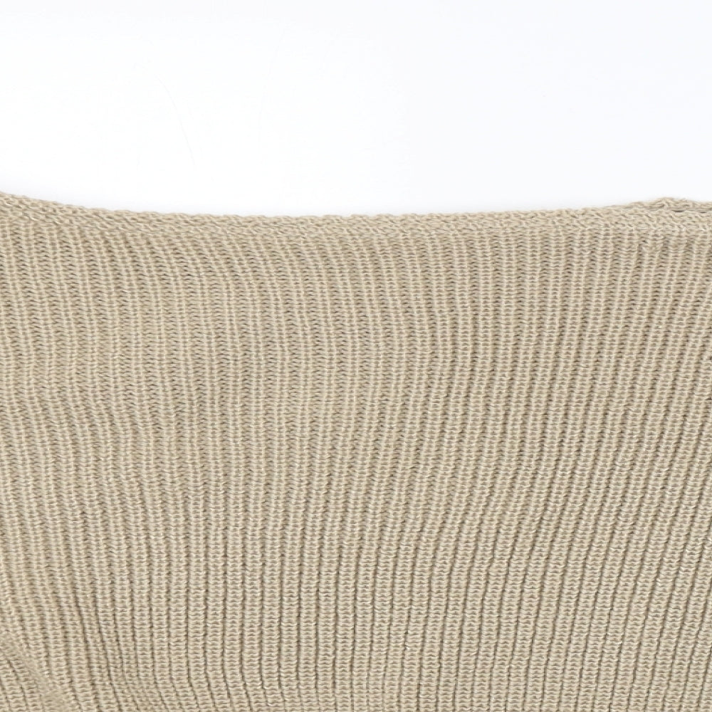 PRETTYLITTLETHING Womens Brown   Pullover Jumper Size L
