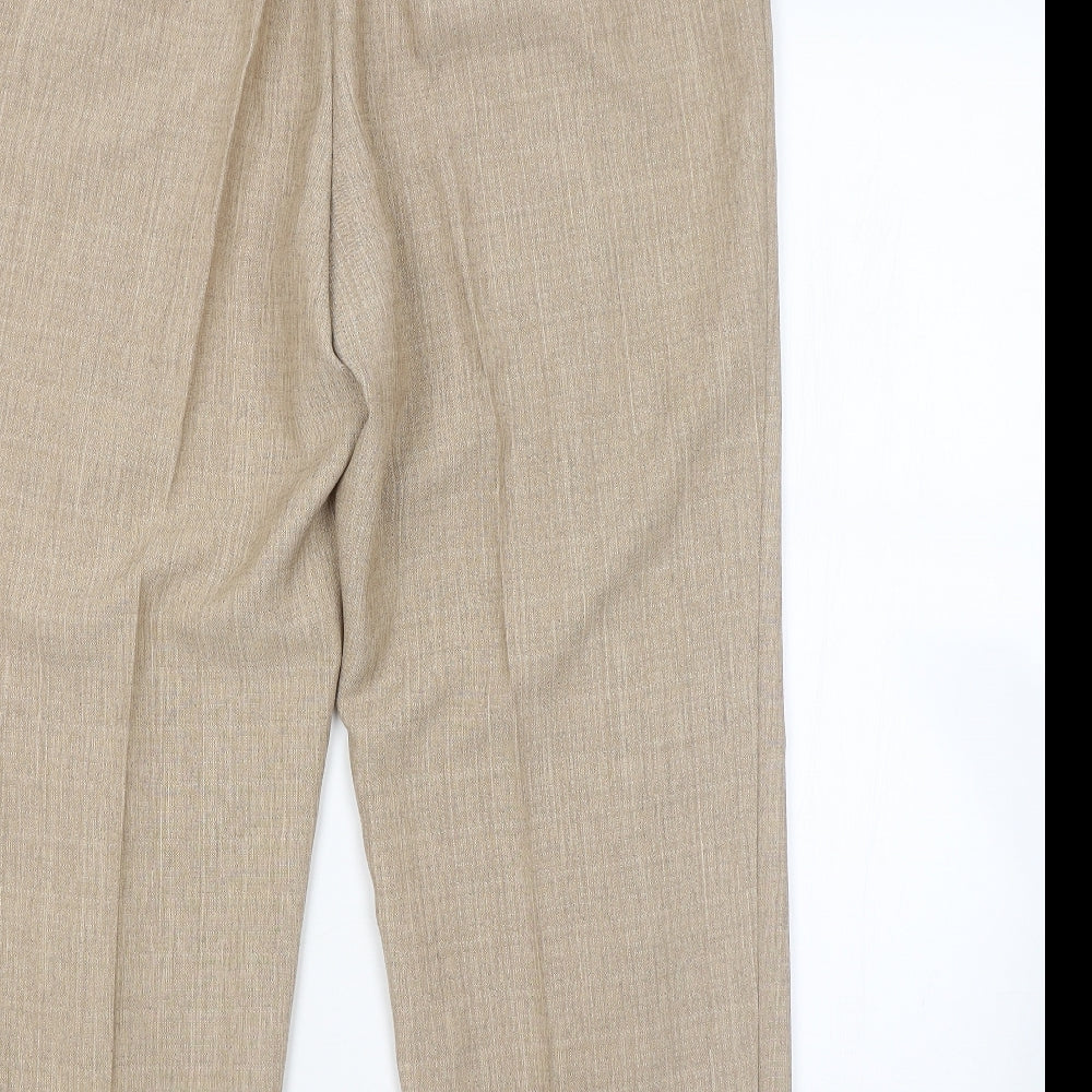 M&S Womens Brown   Trousers  Size 18 L26 in
