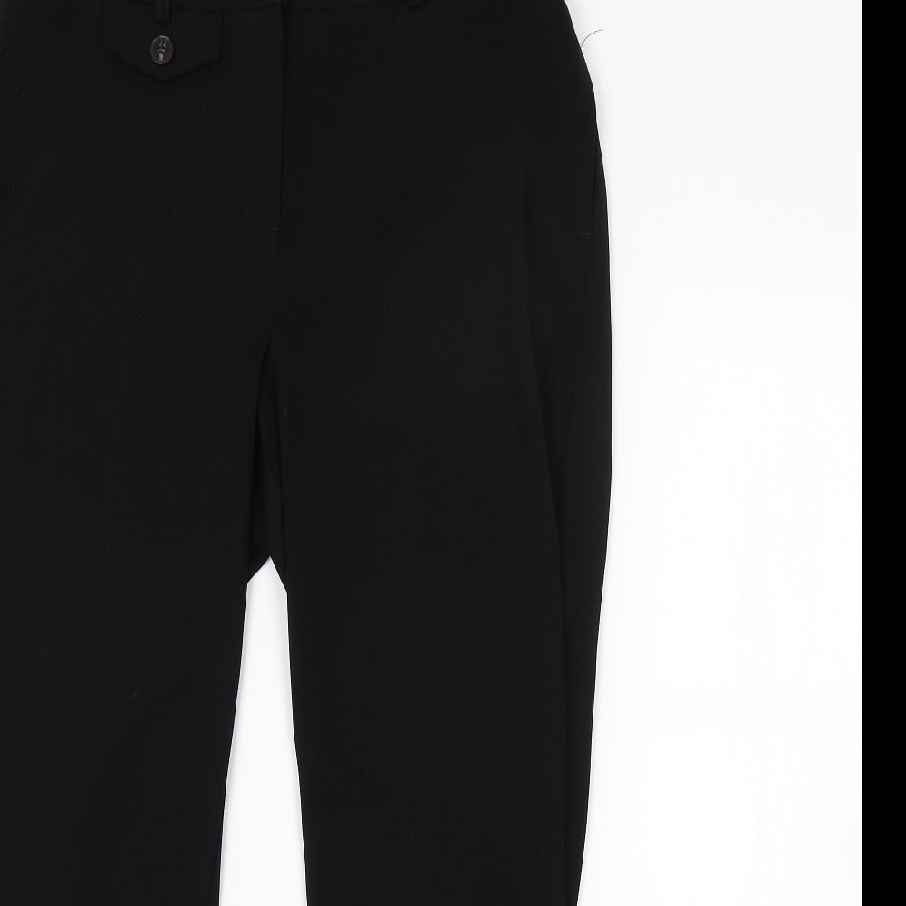 Dorothy Perkins Womens Black   Trousers  Size 12 L27 in