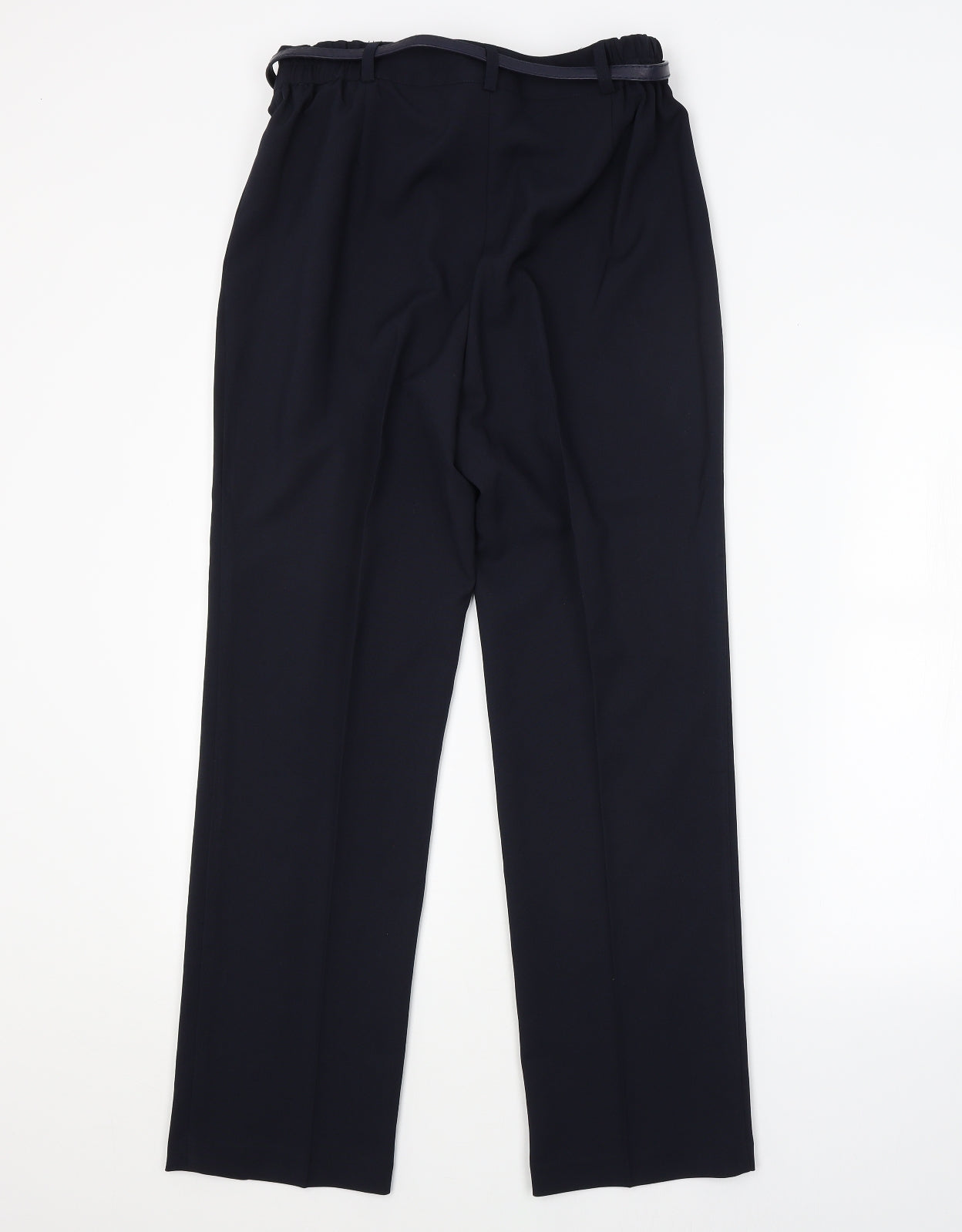 ELLIE LOUISE Womens Blue Camouflage  Trousers  Size 12 L28 in