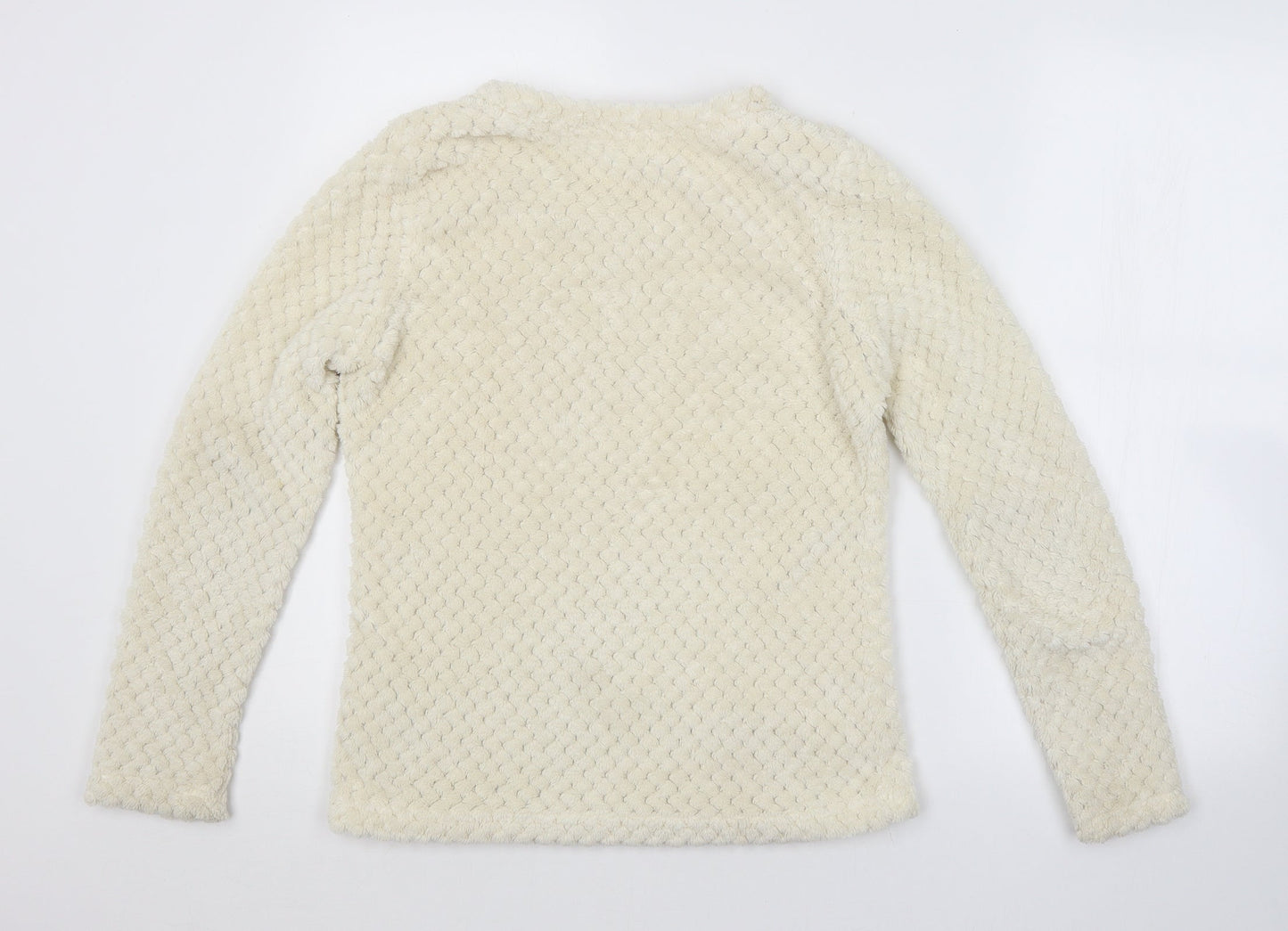 George Womens Beige Argyle/Diamond  Pullover Jumper Size 8