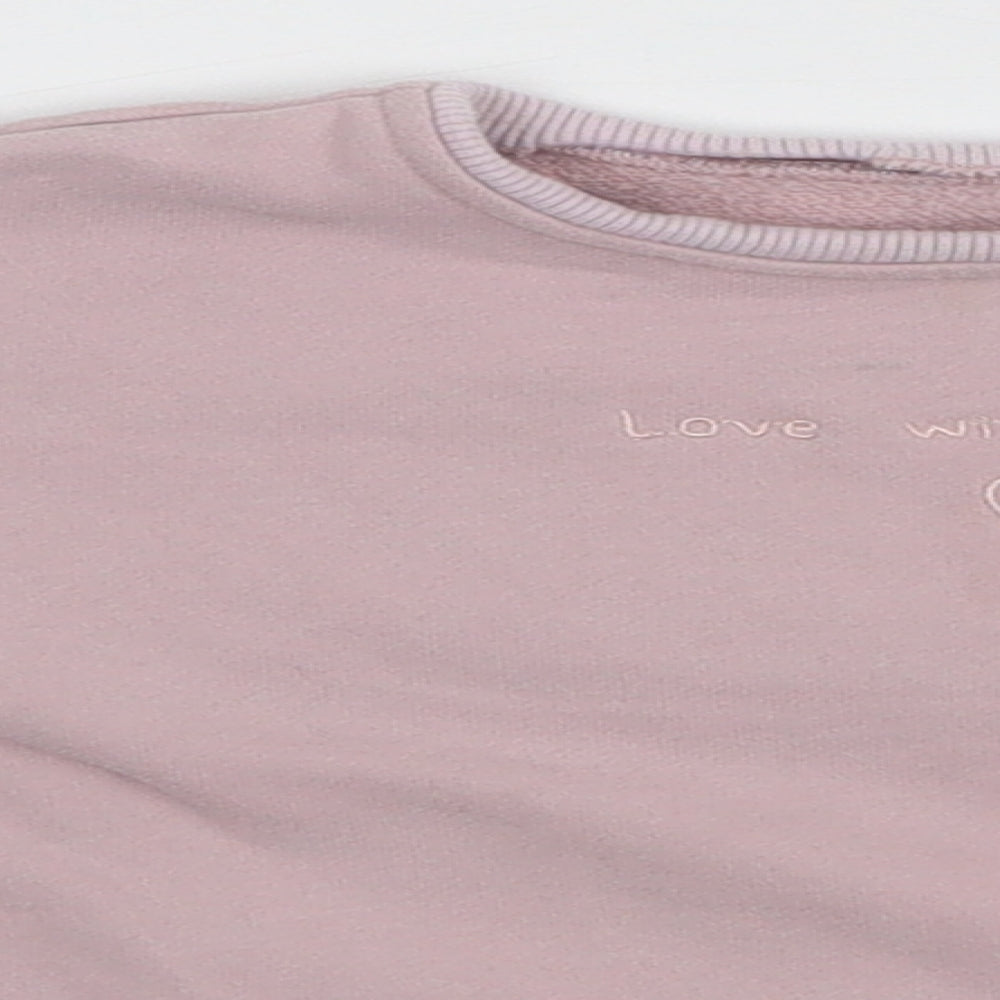 Preworn Girls Pink   Pullover Sweatshirt