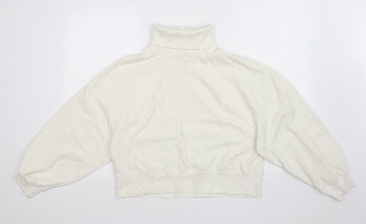 THE JERSEY COLLECTION Womens White   Pullover Sweatshirt