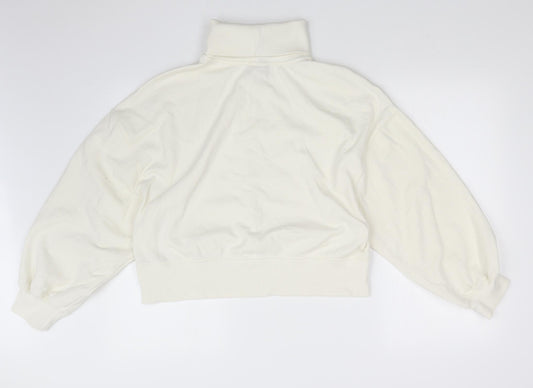 THE JERSEY COLLECTION Womens White   Pullover Sweatshirt