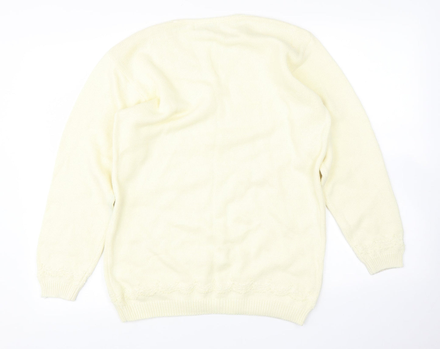 Jumper Womens Yellow   Pullover Jumper Size S