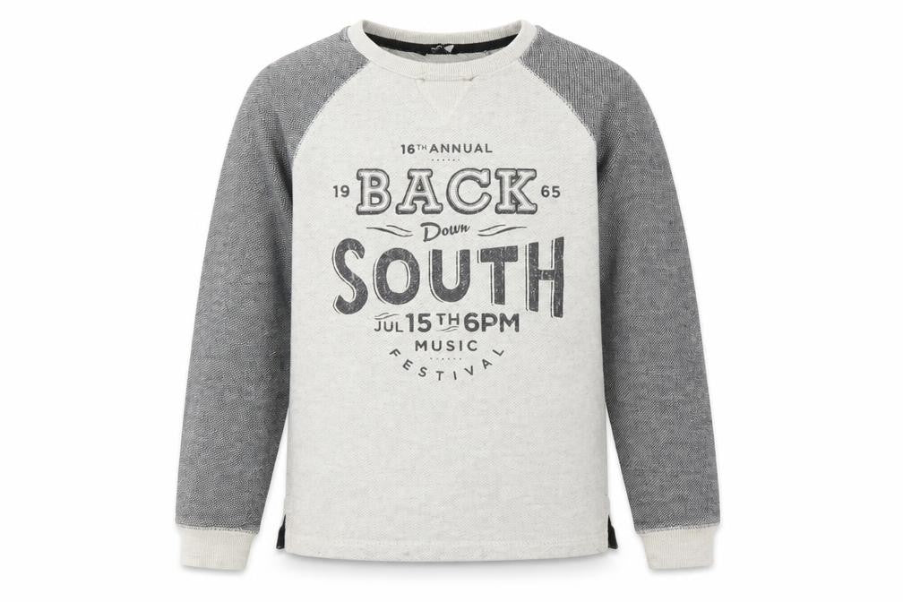 George Boys Grey   Pullover Sweatshirt Size 10-11 Years