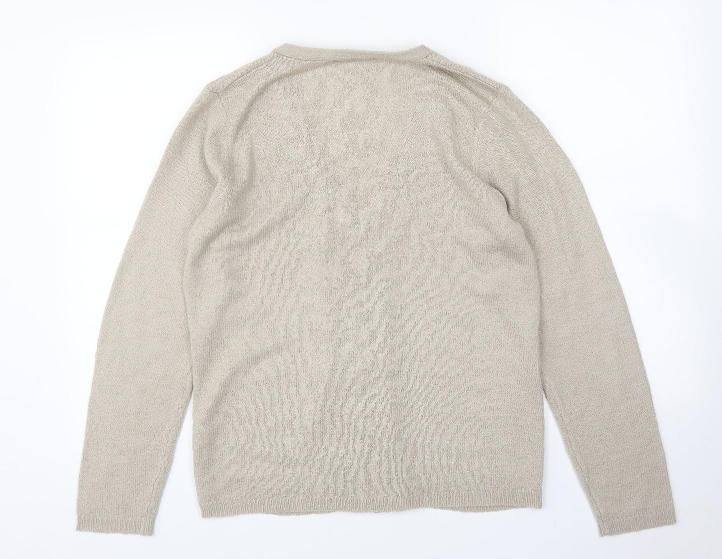 BM Womens Beige   Cardigan Jumper Size S