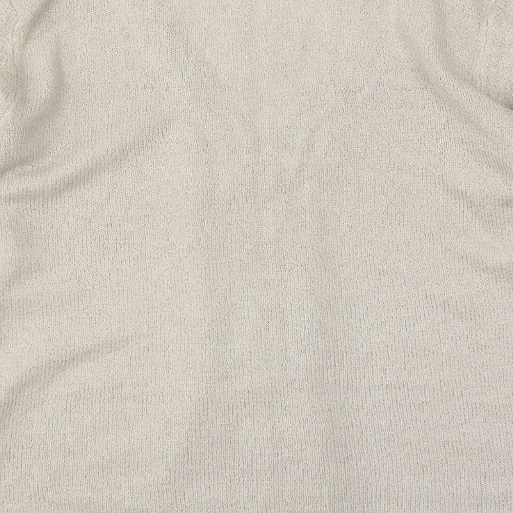 BM Womens Beige   Cardigan Jumper Size S
