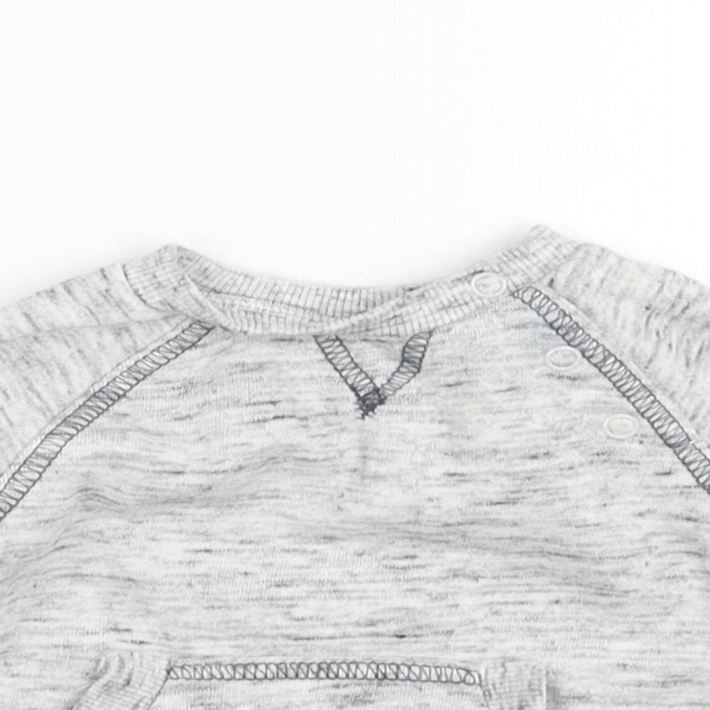 F&F Boys Grey   Pullover Jumper Size 0-3 Months