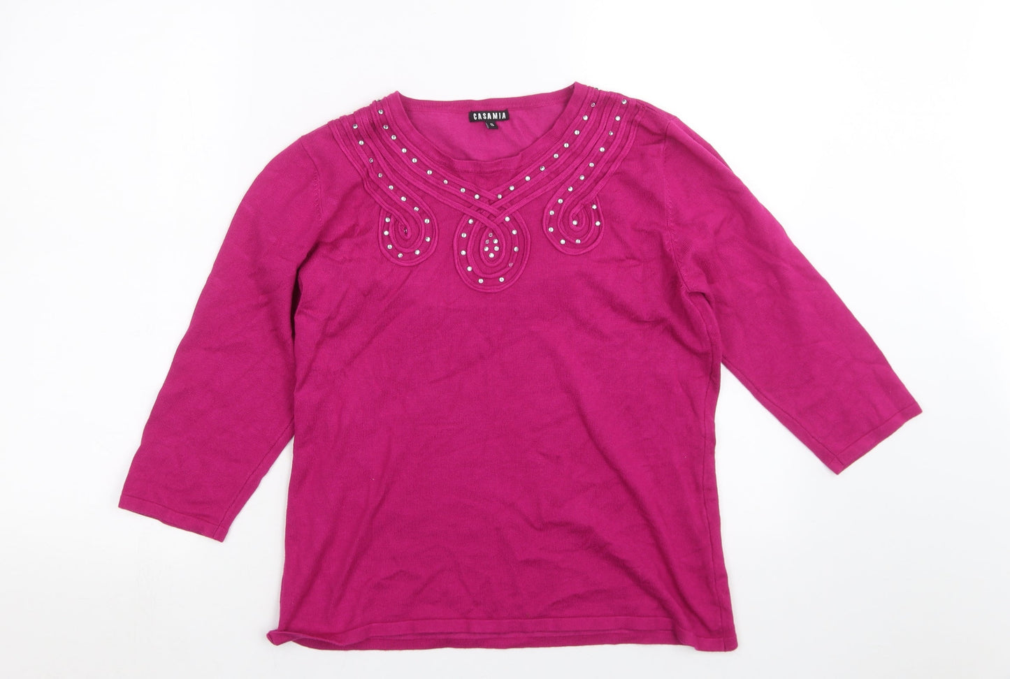 Casamia Womens Pink   Pullover Jumper Size S