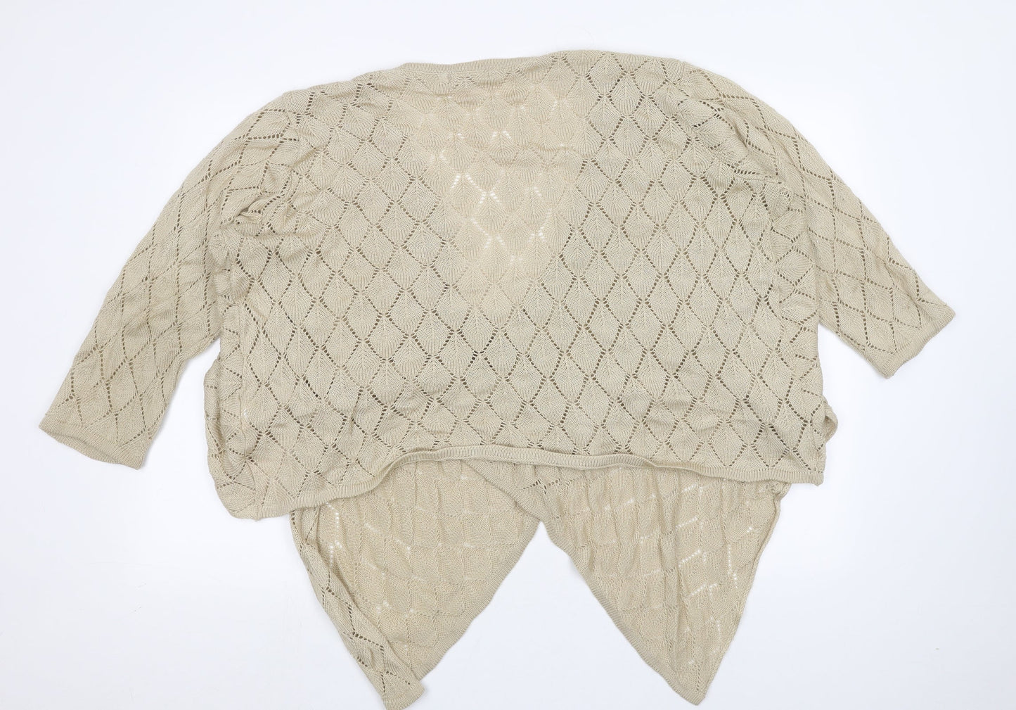 Soon  Womens Beige   Wrap Jumper Size 22