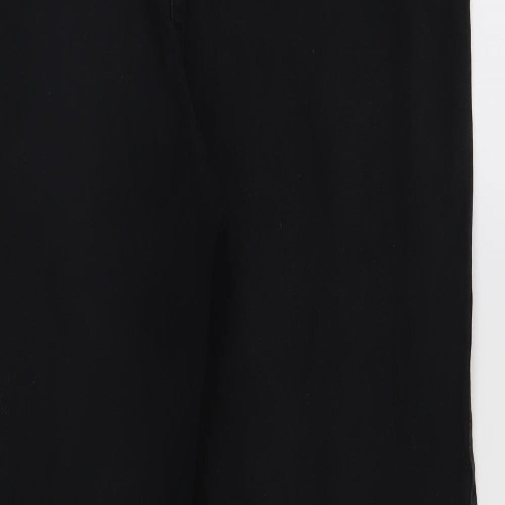 Preworn Womens Black   Trousers  Size 14 L28 in