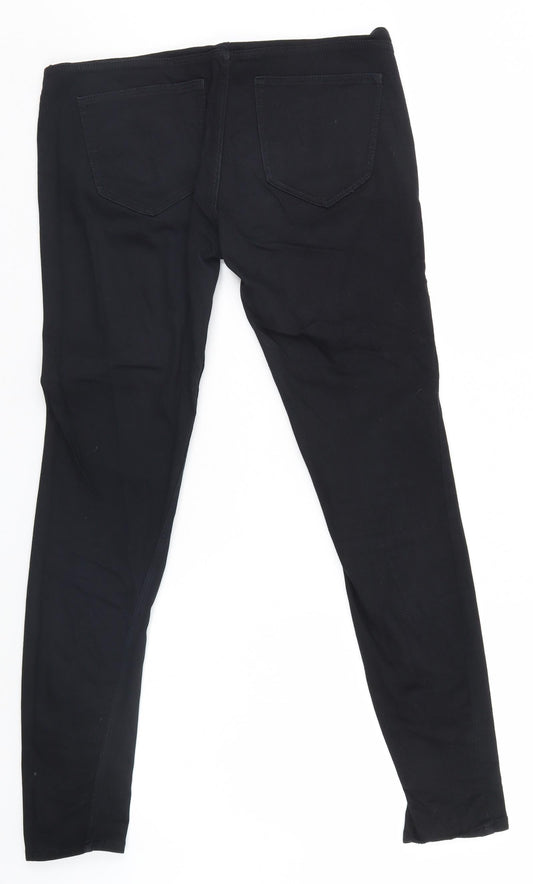 Mama Womens Black   Trousers  Size 10 L28.5 in