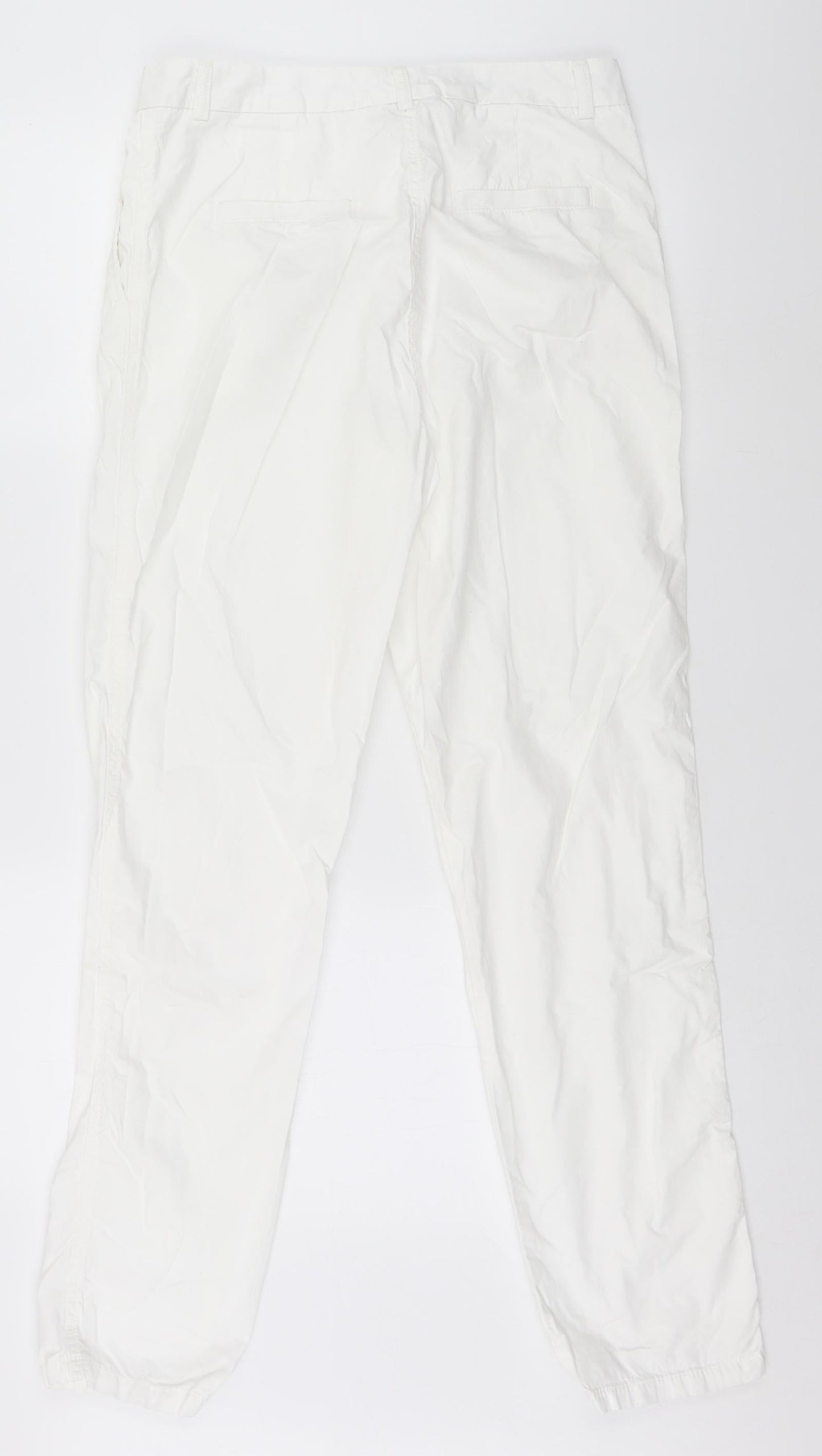 Preworn Womens White   Trousers  Size L L29 in
