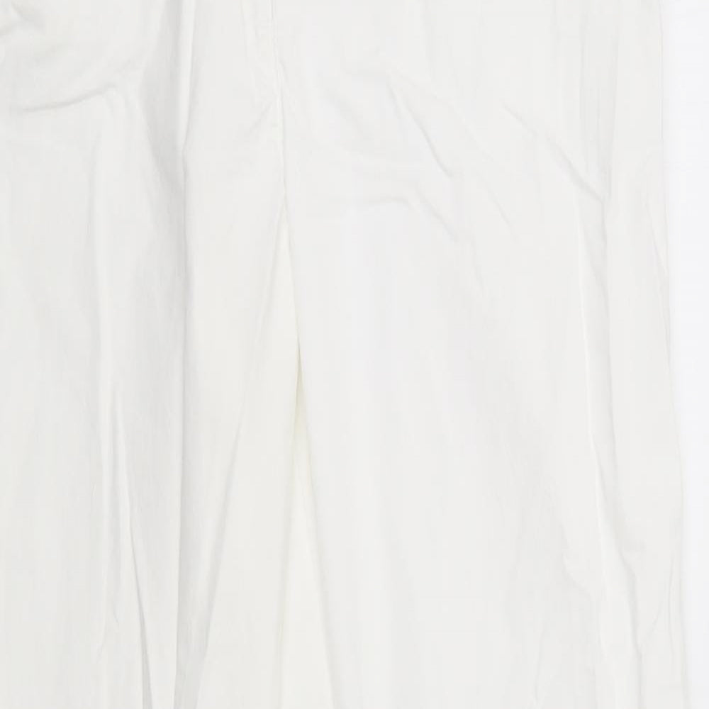 Preworn Womens White   Trousers  Size L L29 in