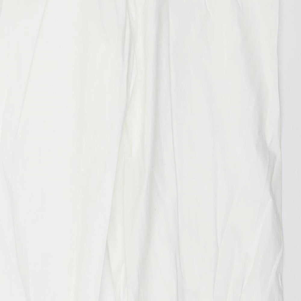 Preworn Womens White   Trousers  Size L L29 in