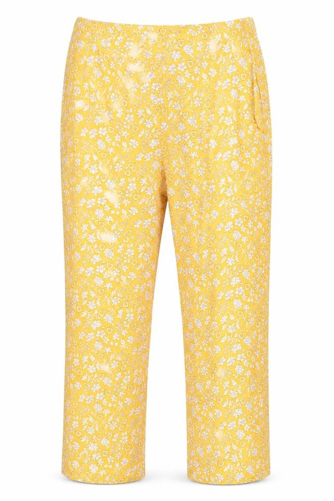 Preworn Womens Orange Floral  Trousers  Size M L24 in