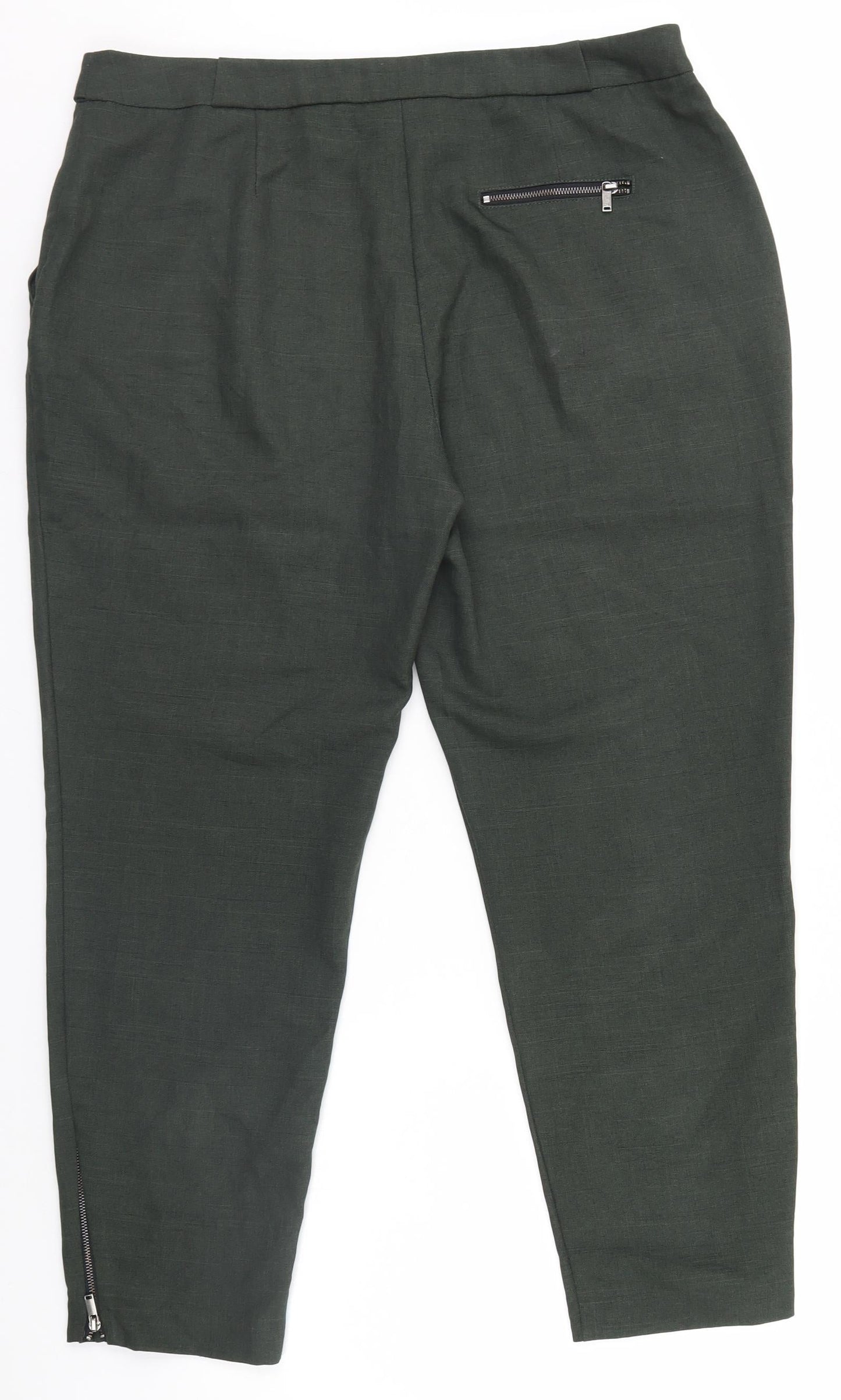 Dorothy Perkins Womens Brown   Trousers  Size 14 L26 in