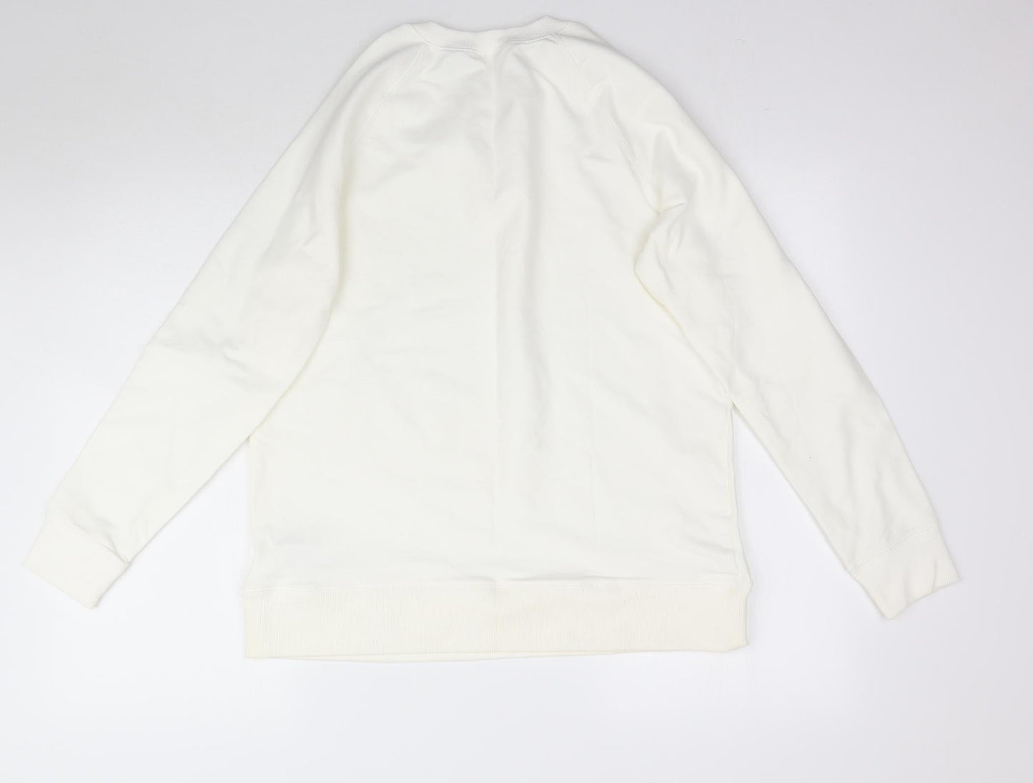 Oxylan Womens White   Pullover Sweatshirt Size XL