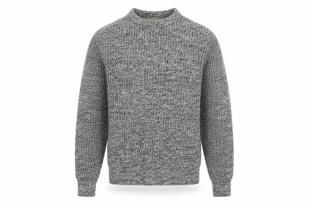 Avenue Mens Grey  Knit Pullover Jumper Size M