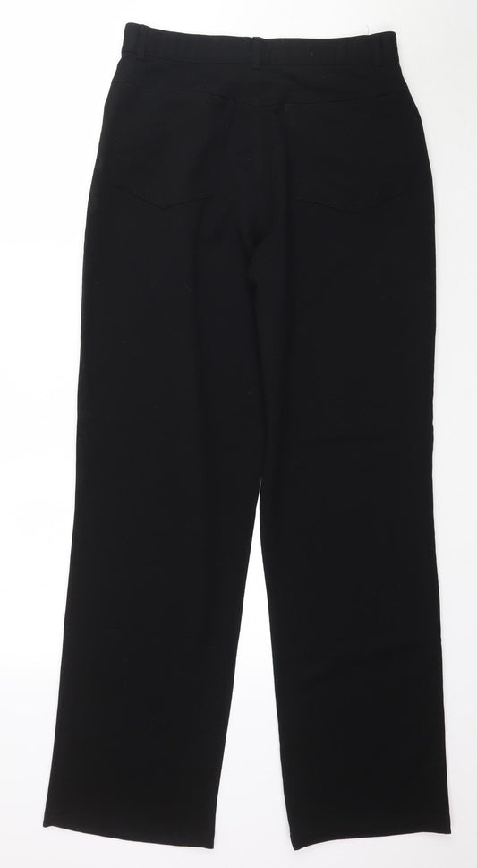 Duke Womens Black   Trousers  Size M L32 in