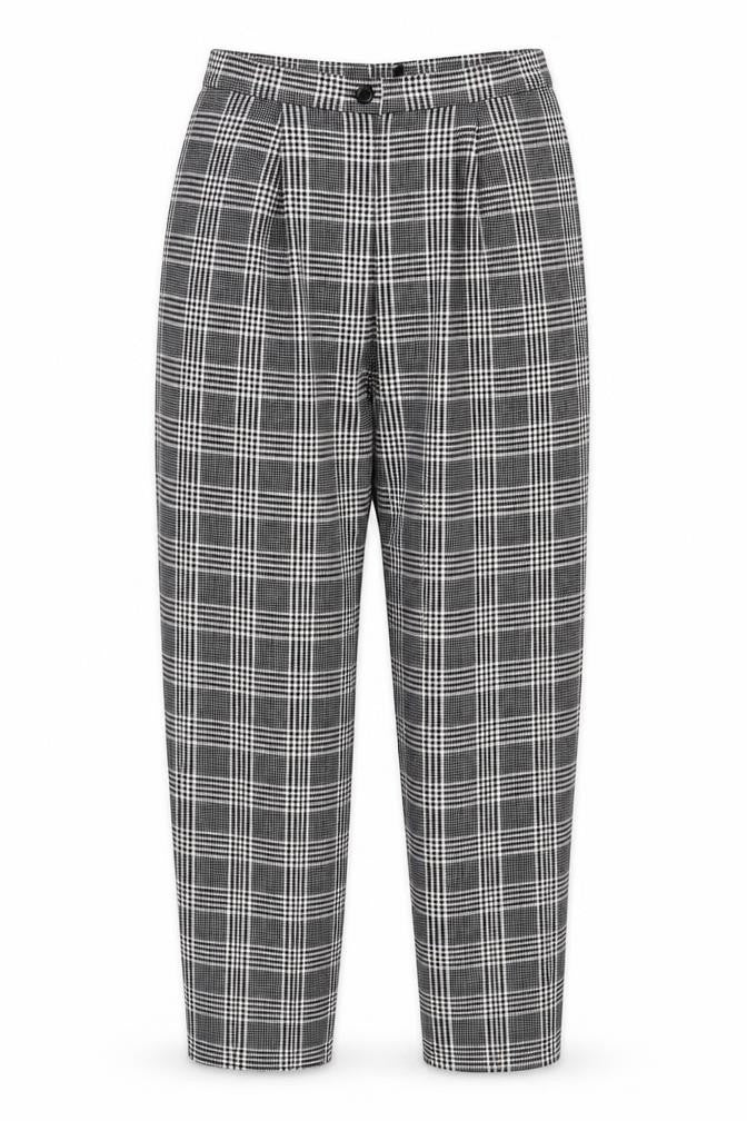 Divided Womens Grey Check  Trousers  Size 10 L26 in