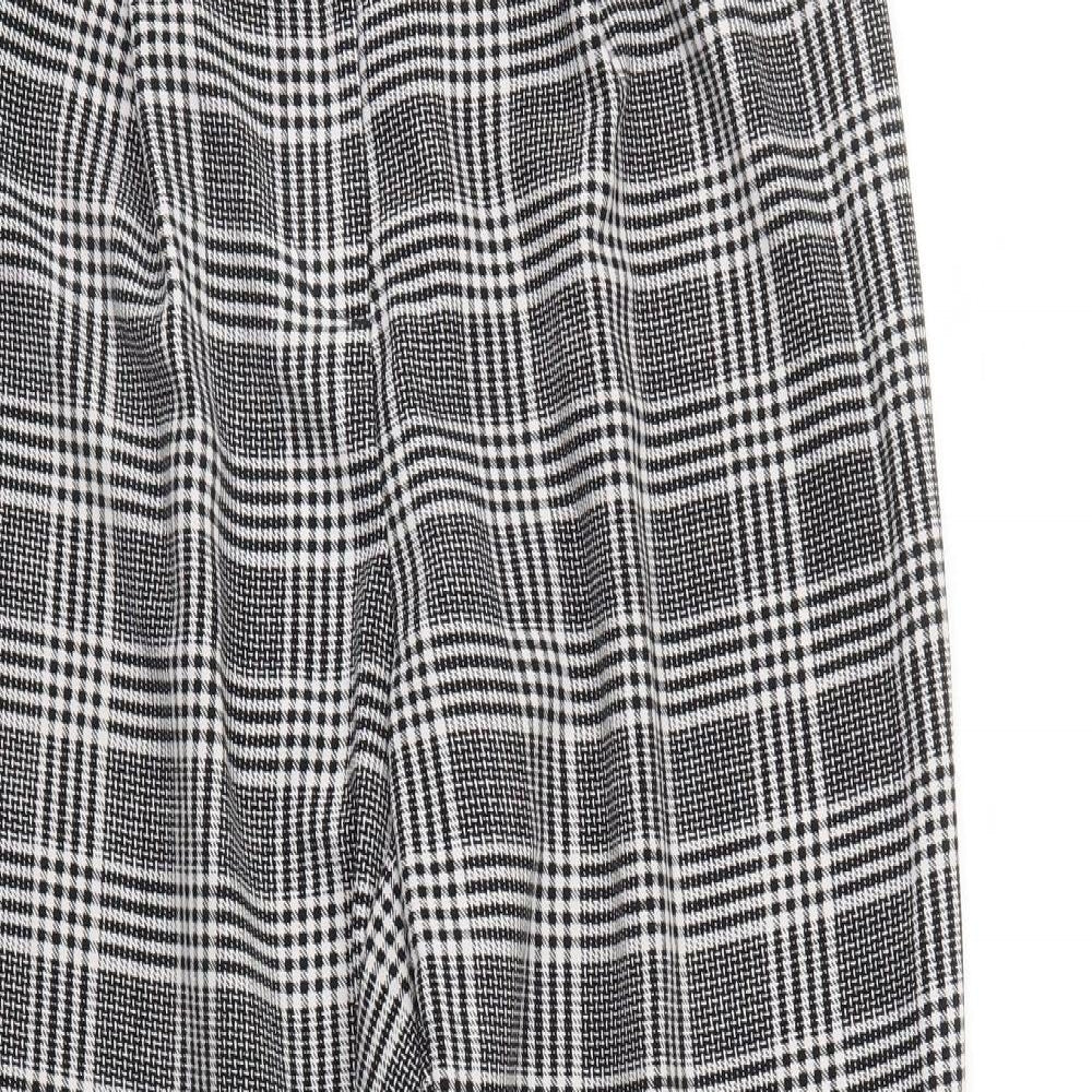 Divided Womens Grey Check  Trousers  Size 10 L26 in