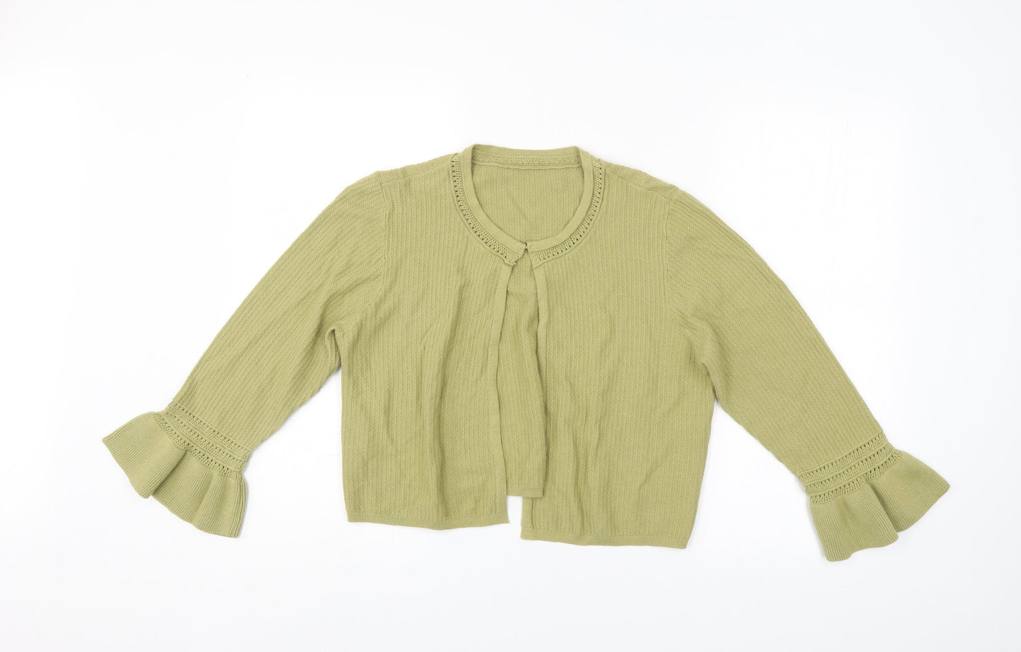 Preworn Womens Green   Shrug Jumper