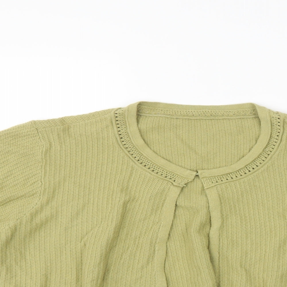 Preworn Womens Green   Shrug Jumper