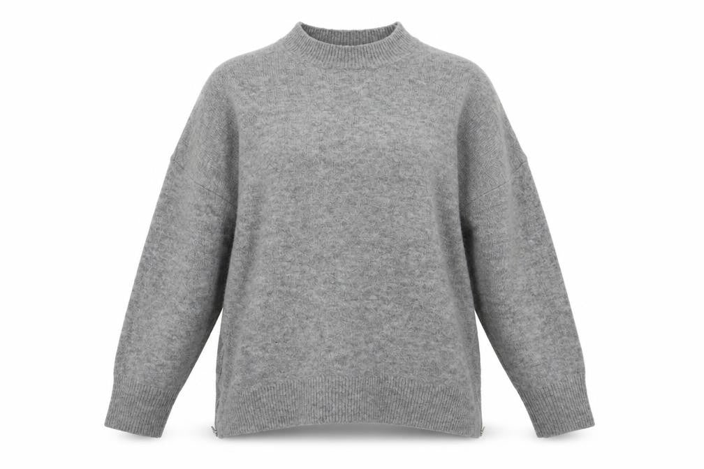 Warehouse Womens Grey  Knit Pullover Jumper Size S