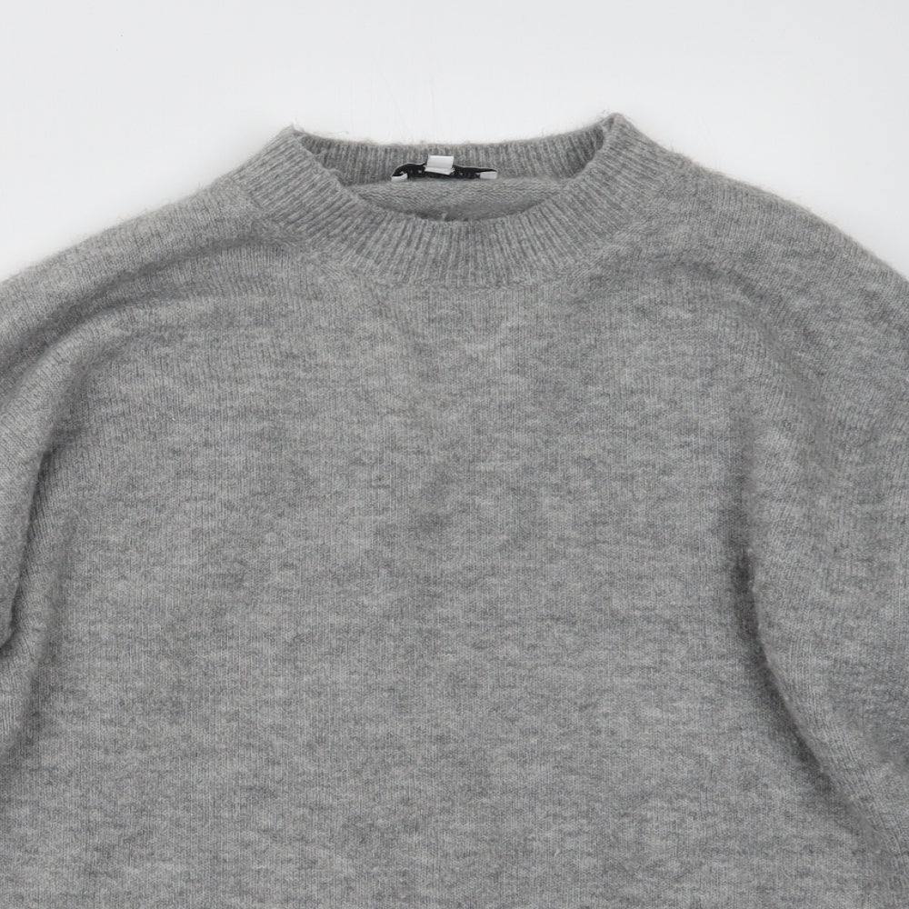 Warehouse Womens Grey  Knit Pullover Jumper Size S