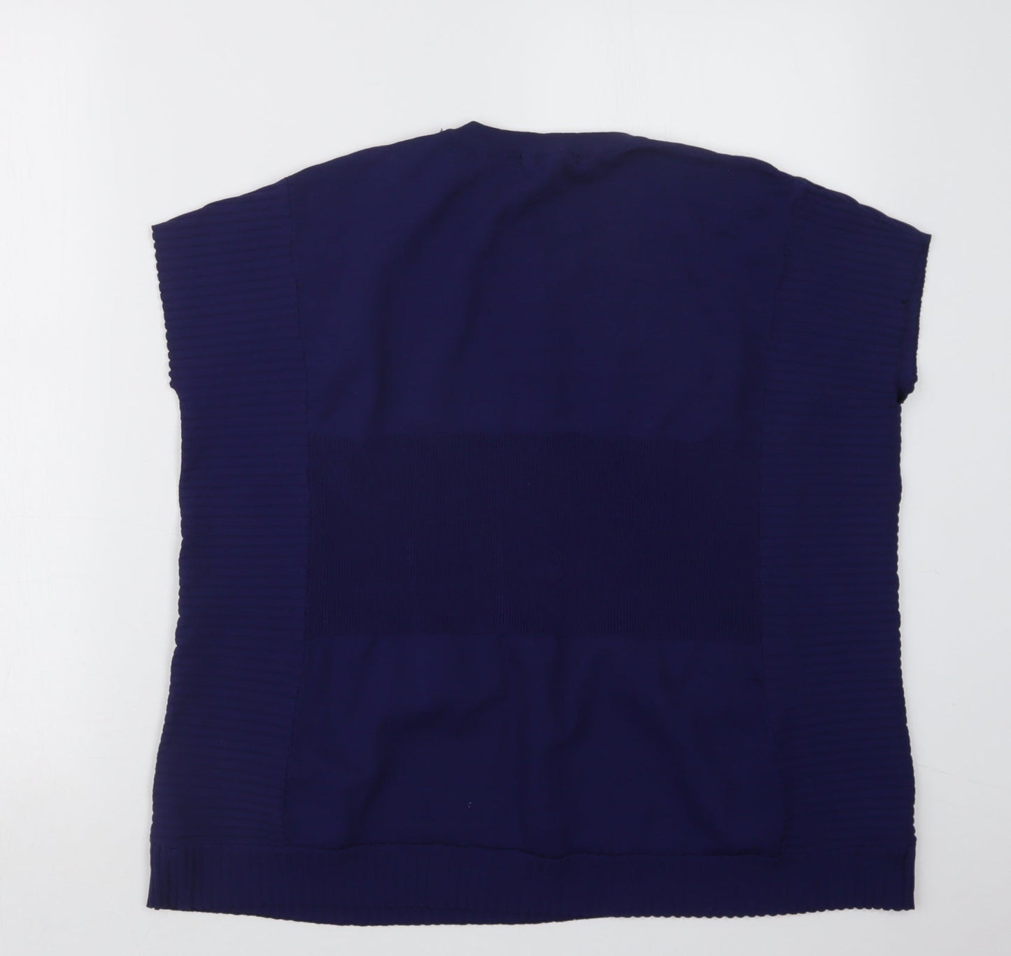 Vida Vi Womens Blue  Knit Pullover Jumper Size S