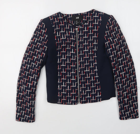 H&M Womens Blue   Jacket  Size 4