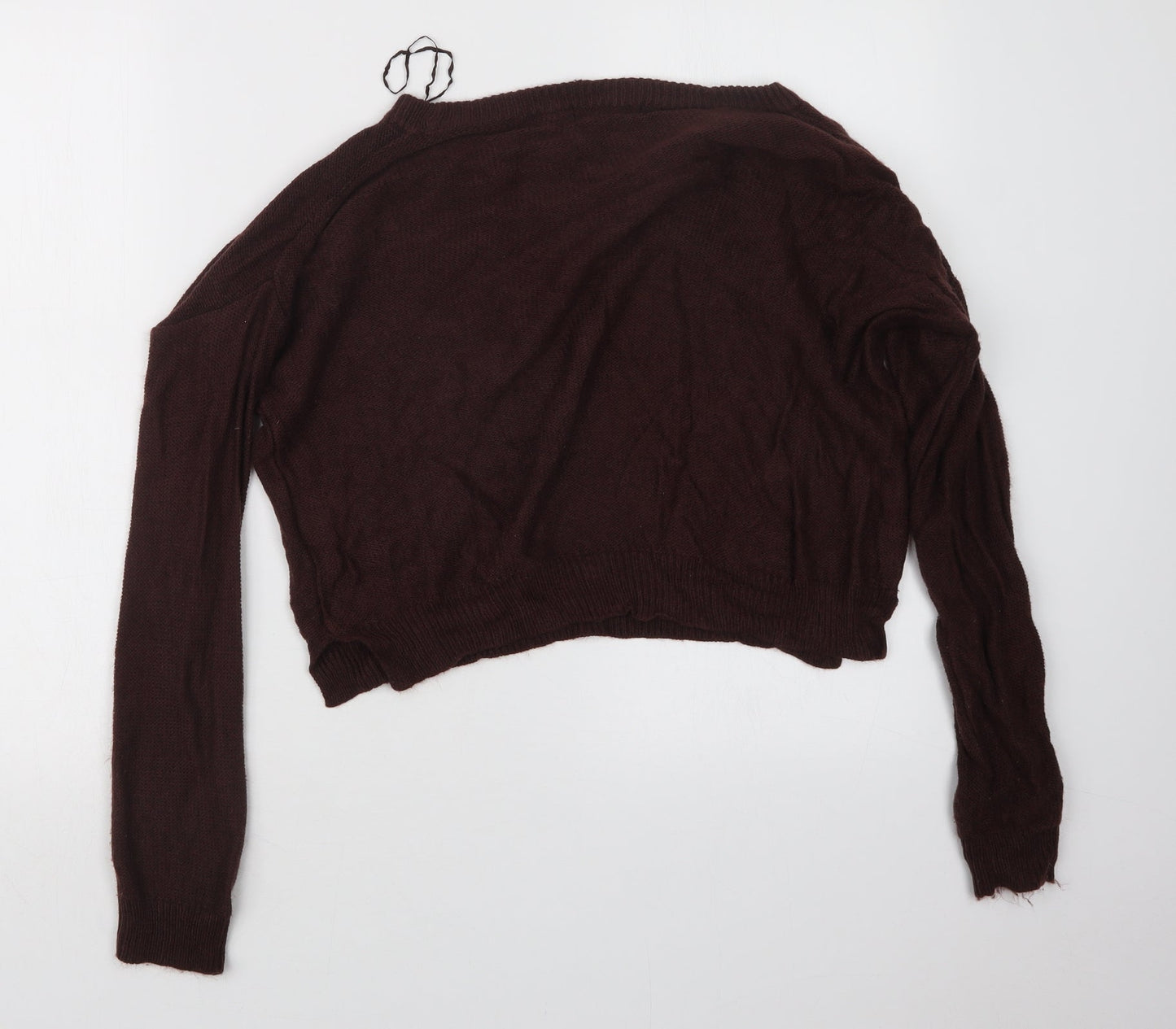 Brave Soul Womens Purple  Knit Pullover Jumper Size XS
