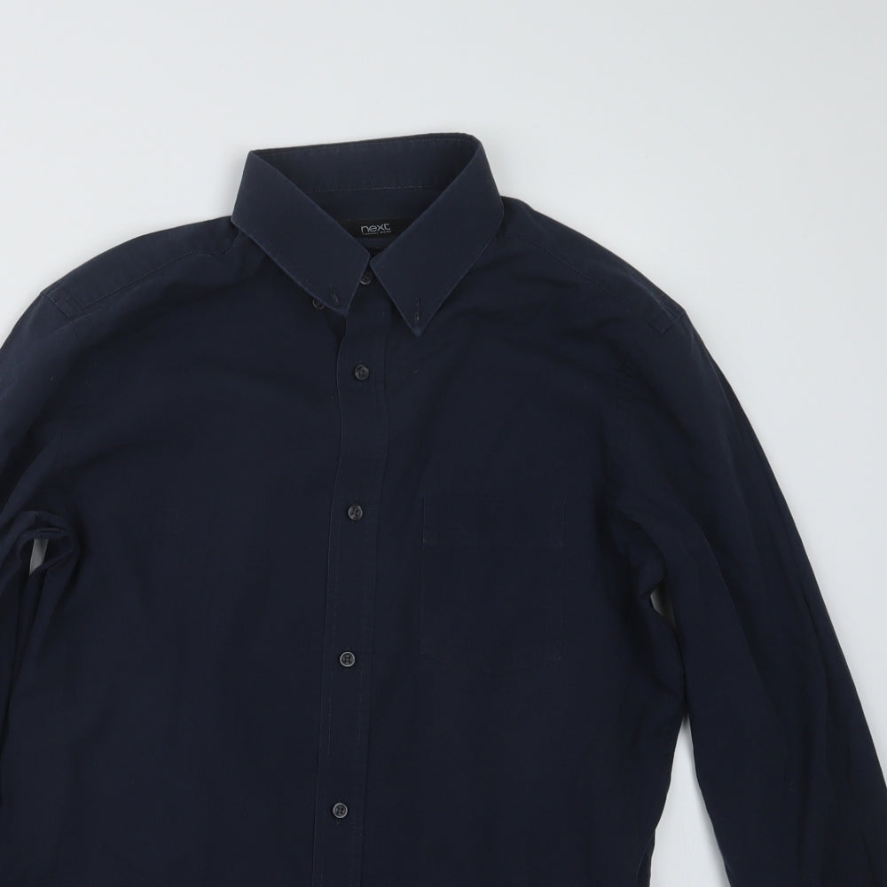 NEXT Mens Blue    Button-Up Size 15