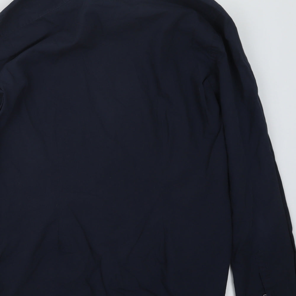 NEXT Mens Blue    Button-Up Size 15