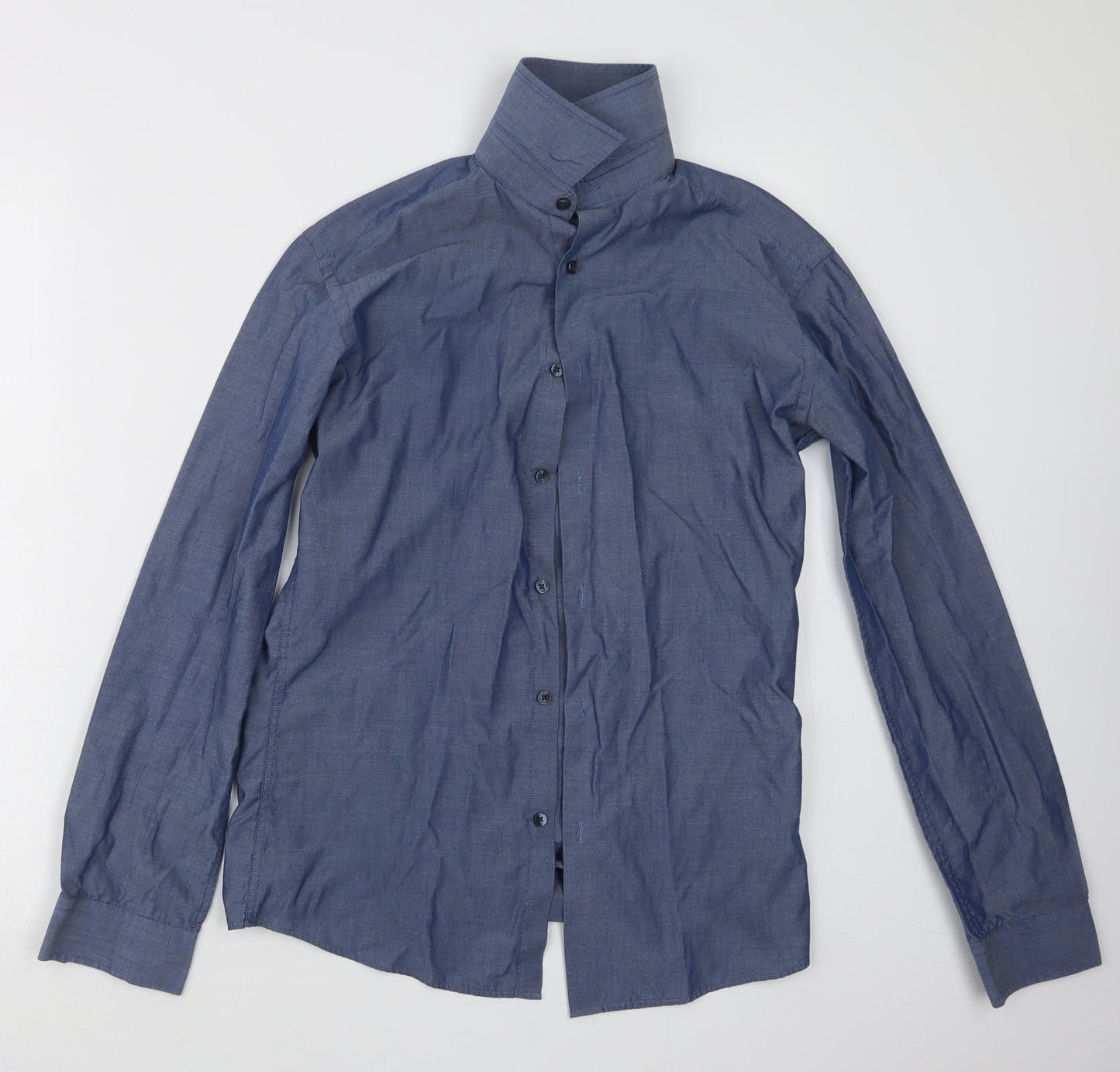 Cedar Wood State Mens Blue    Button-Up Size 14
