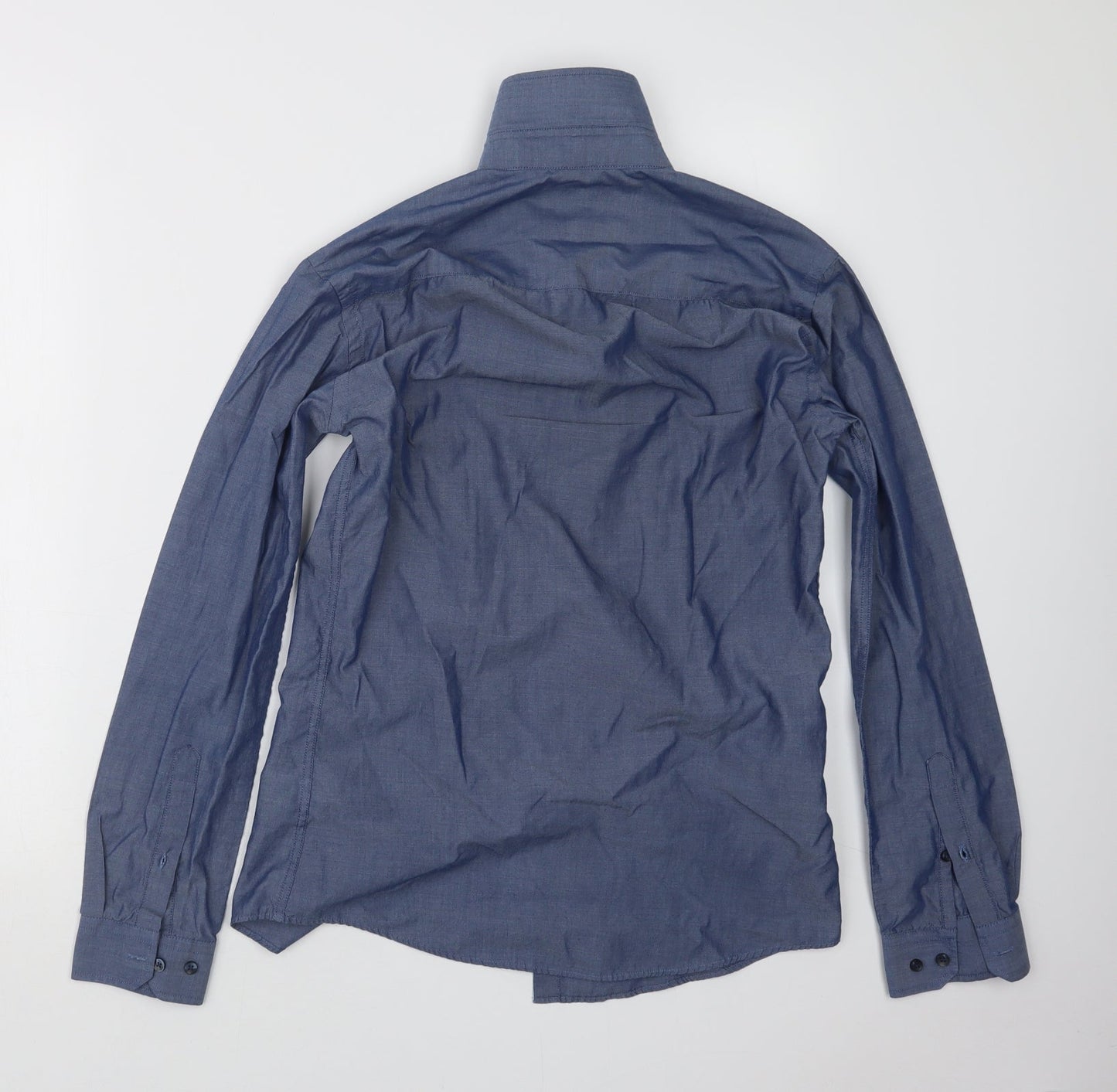 Cedar Wood State Mens Blue    Button-Up Size 14