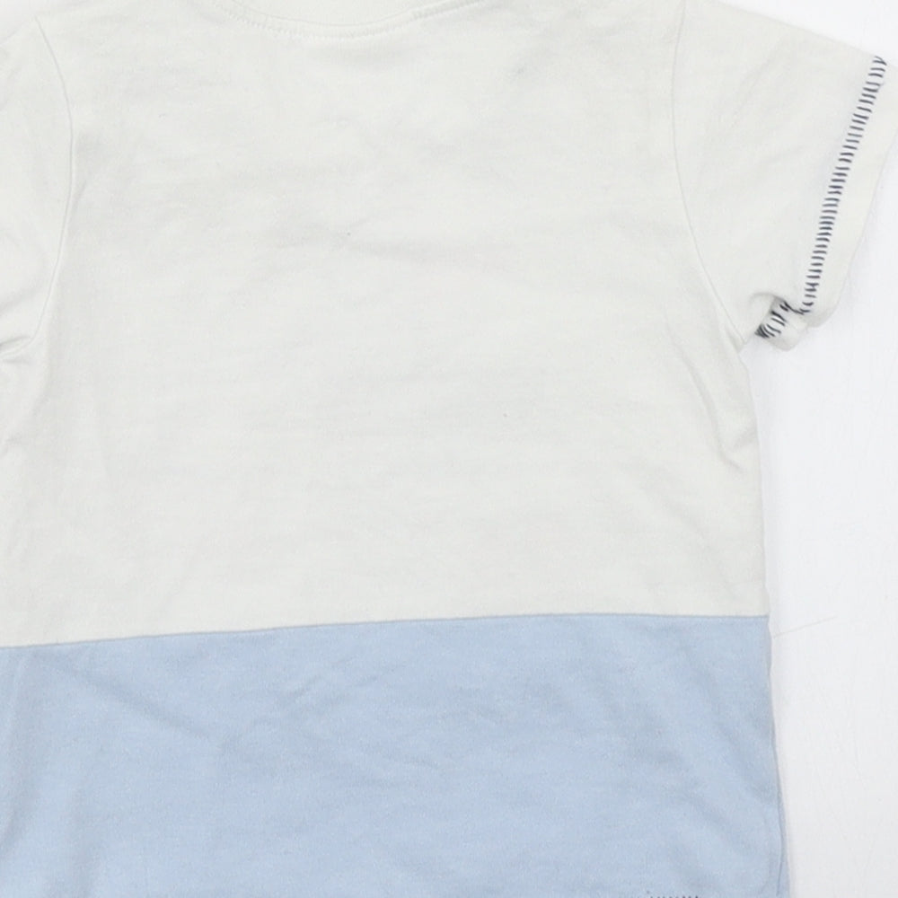 NEXT Boys Blue   Basic T-Shirt Size 0-3 Months  - Boat print