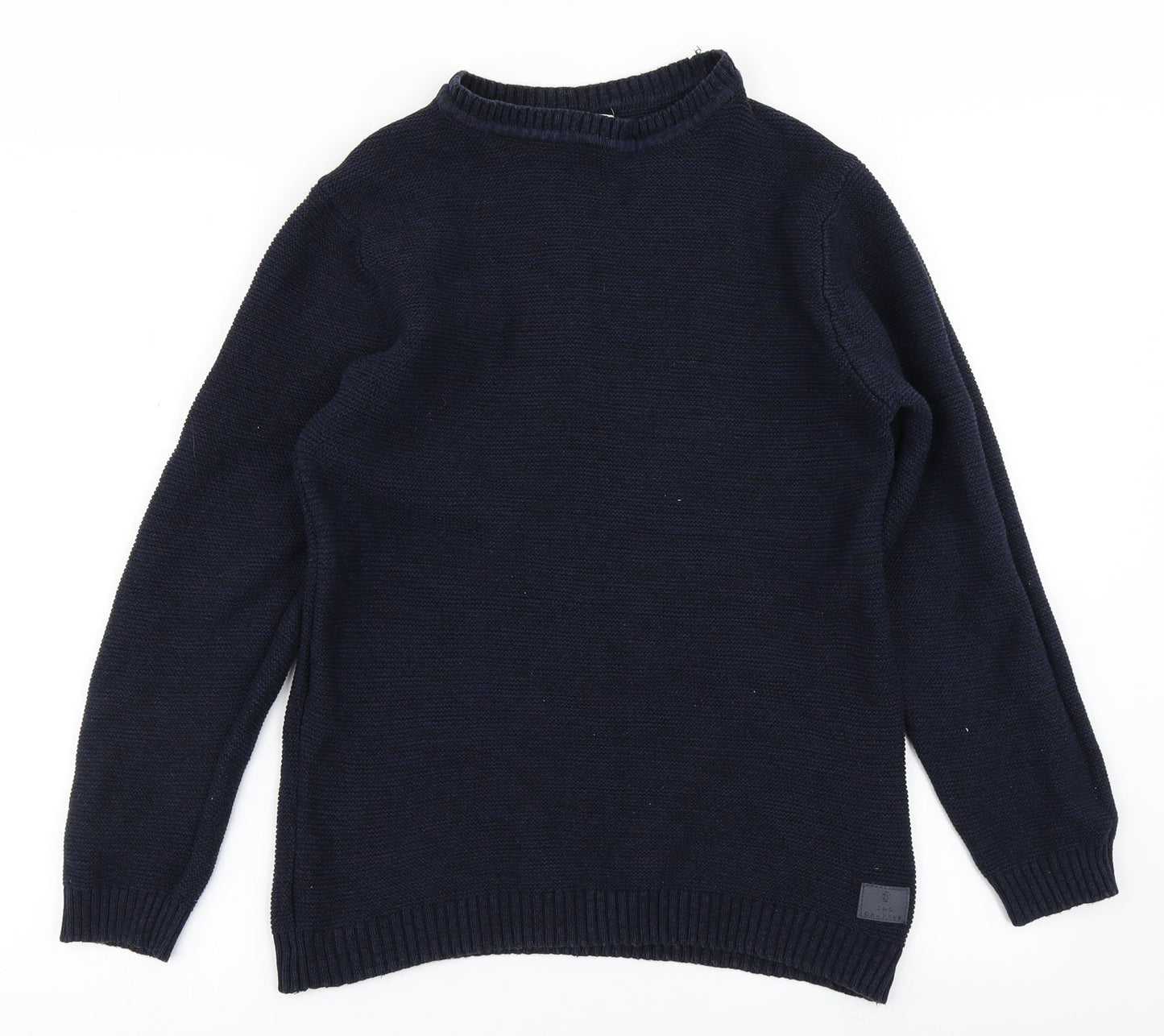 2nd Chapter Mens Blue  Knit Pullover Jumper Size S