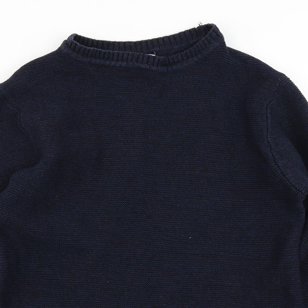 2nd Chapter Mens Blue  Knit Pullover Jumper Size S