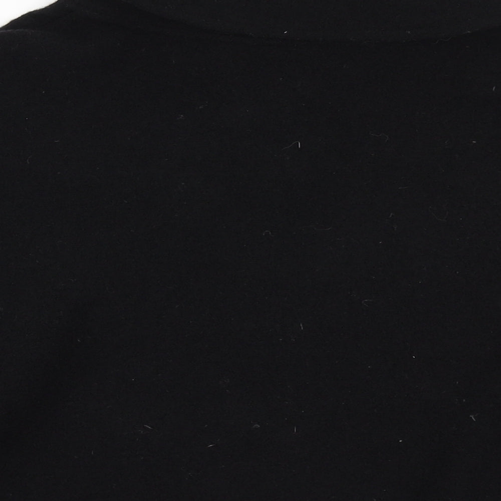 Passport Womens Black  Knit Cardigan Jumper Size 10