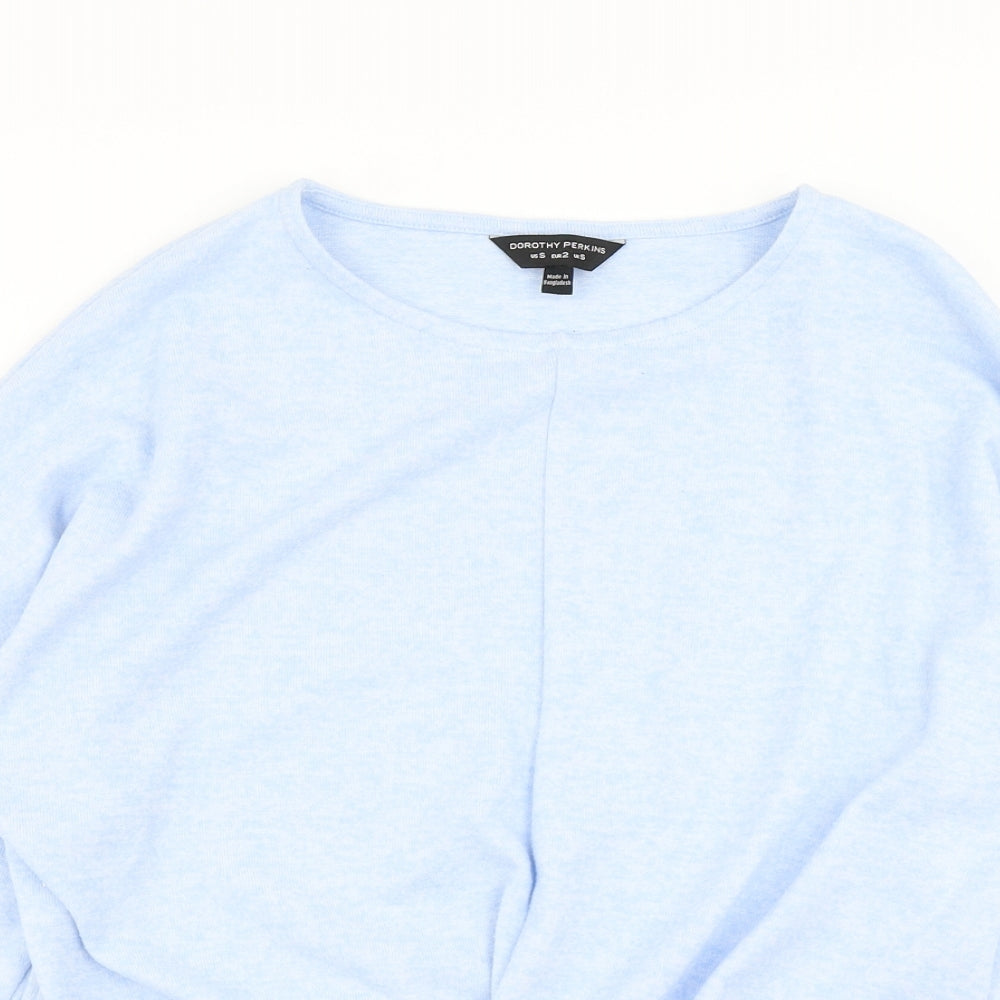 Dorothy Perkins Womens Blue  Knit Pullover Jumper Size S