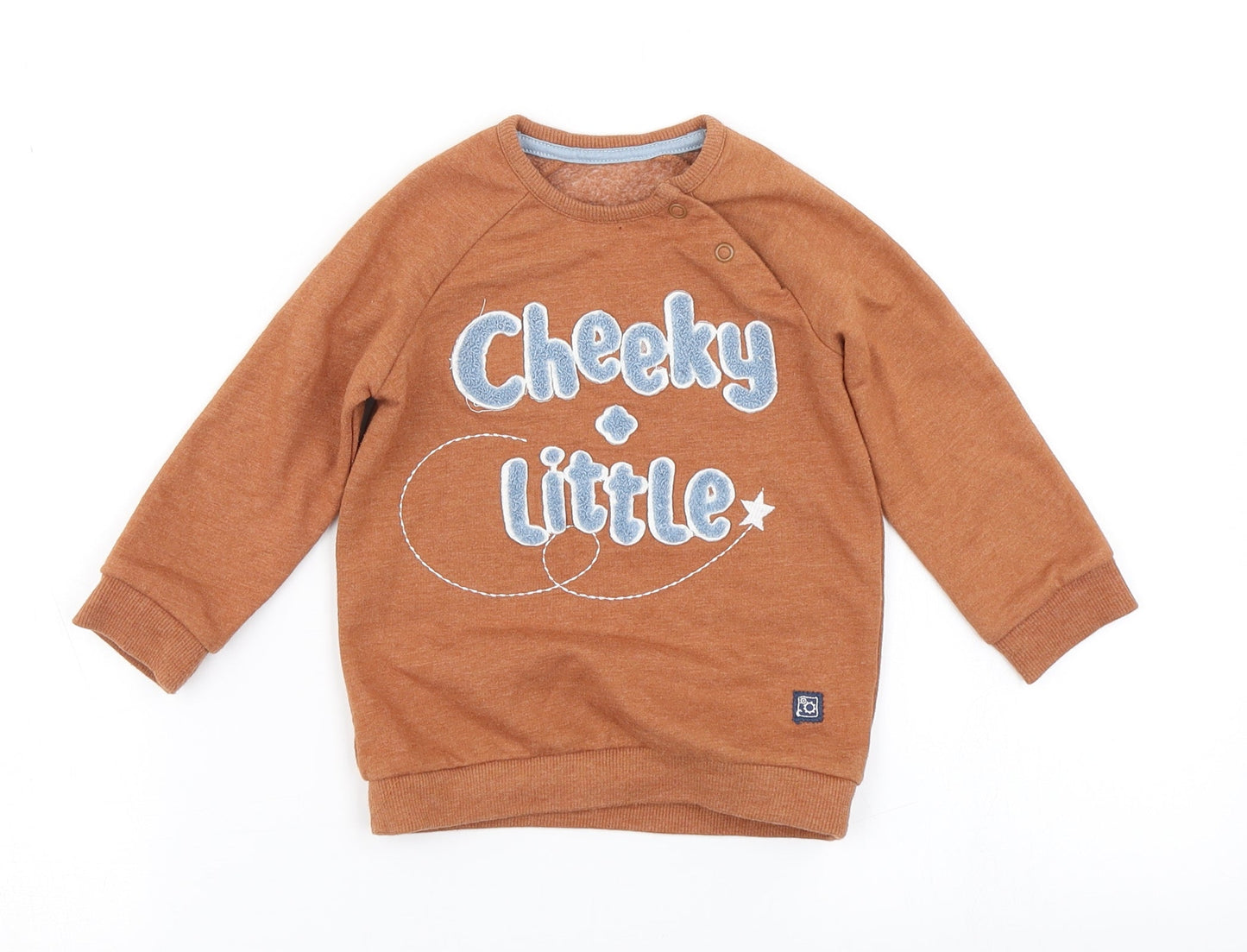 George Boys Brown   Basic T-Shirt Size 9-12 Months